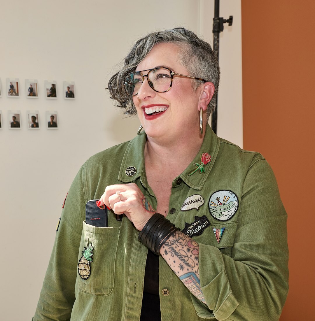 Professional Brazilian woman journalism instructor smiling
